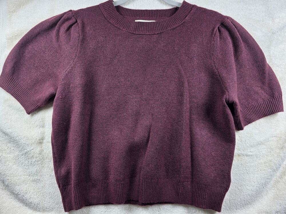 Women's "Jessica Simpson" Short Sleeve Sweater / Burgundy / Size XL